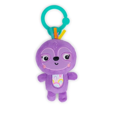 Bright Starts Jingle Joy On-The-Go Newborn Toy - Purple Sloth