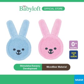 MAM Oral Care Rabbit Microfibre Cloth for Cleaning Mouth and Gums