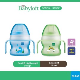 MAM Starter Cup (150ml), Baby Drinking Cup, Non-Slip Handles