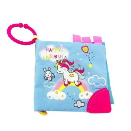 Lucky Baby Discovery Pals Smartee Teether Book - Unicorn