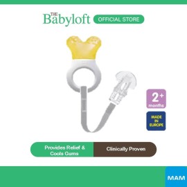 MAM Mini Cooler Teether & Clip Cooling Component Comforts Teething Babies