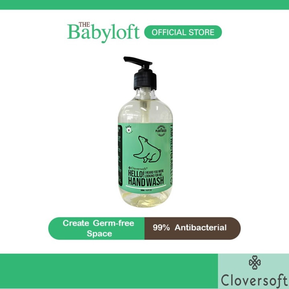 Cloversoft Anti Bacterial Plant Based Hand Wash (500ml)