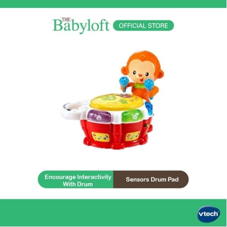 Vtech Baby Beats Monkey Drum Learning Toys (3-24 months)