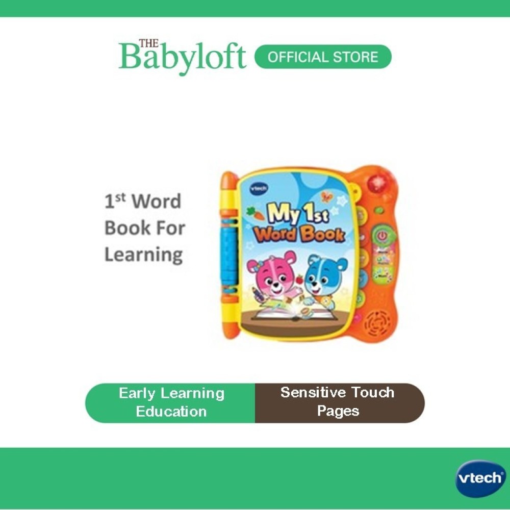 Vtech My First Word Book Kids E-Book English Vocabulary Electronic Learning Toys 12-36 months