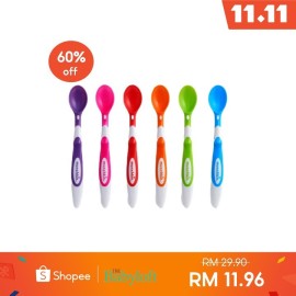 Munchkin Soft-Tip Infant Spoon BPA Free 3+ months (6 in one set)