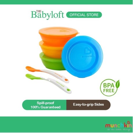 Munchkin Baby Bowl Love a Bowls Set (4 in one set)