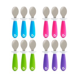 (Dc) Raise 3Pk Toddler Spoons (Assorted) - Bb
