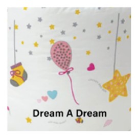 (Dc) 3Pcs Crib Set - Dream A Dream