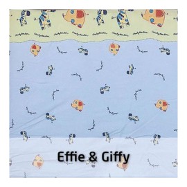 (Dc) 3Pcs Crib Set - Effie & Giffy