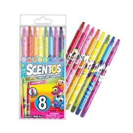 (Dc) 8Ct. Scentos Scented Twistable Crayons