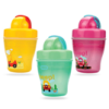 Little Tikes Double Straw Cups 150ML - Pink, Green & Yellow