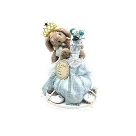 Angeliz Baby Blue Flower Girl Baby Hamper Set 12 pcs
