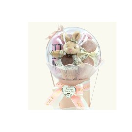 Angeliz Baby Gift Wishing Balloon Lucky Bunny Baby Hamper Set 11 Pcs - Pink