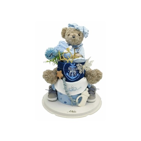 Angeliz Baby Sweet Dream Prince Premium Bear Baby Hamper 13 pcs - Boy