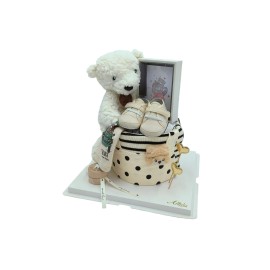 Angeliz Bear Friend Outing Baby Hamper Set 10 Pcs- Neutral