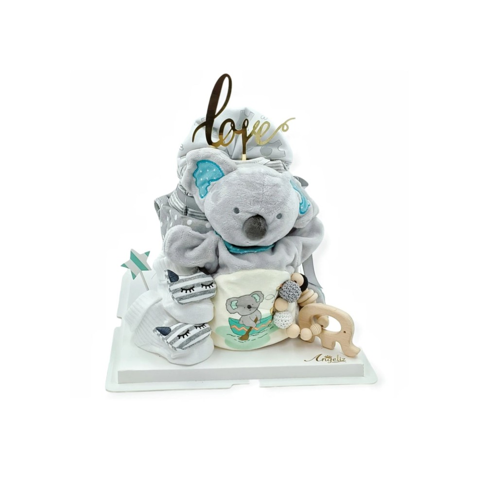 Angeliz Koala Glove Bear & Blanket 7pcs Gift Set