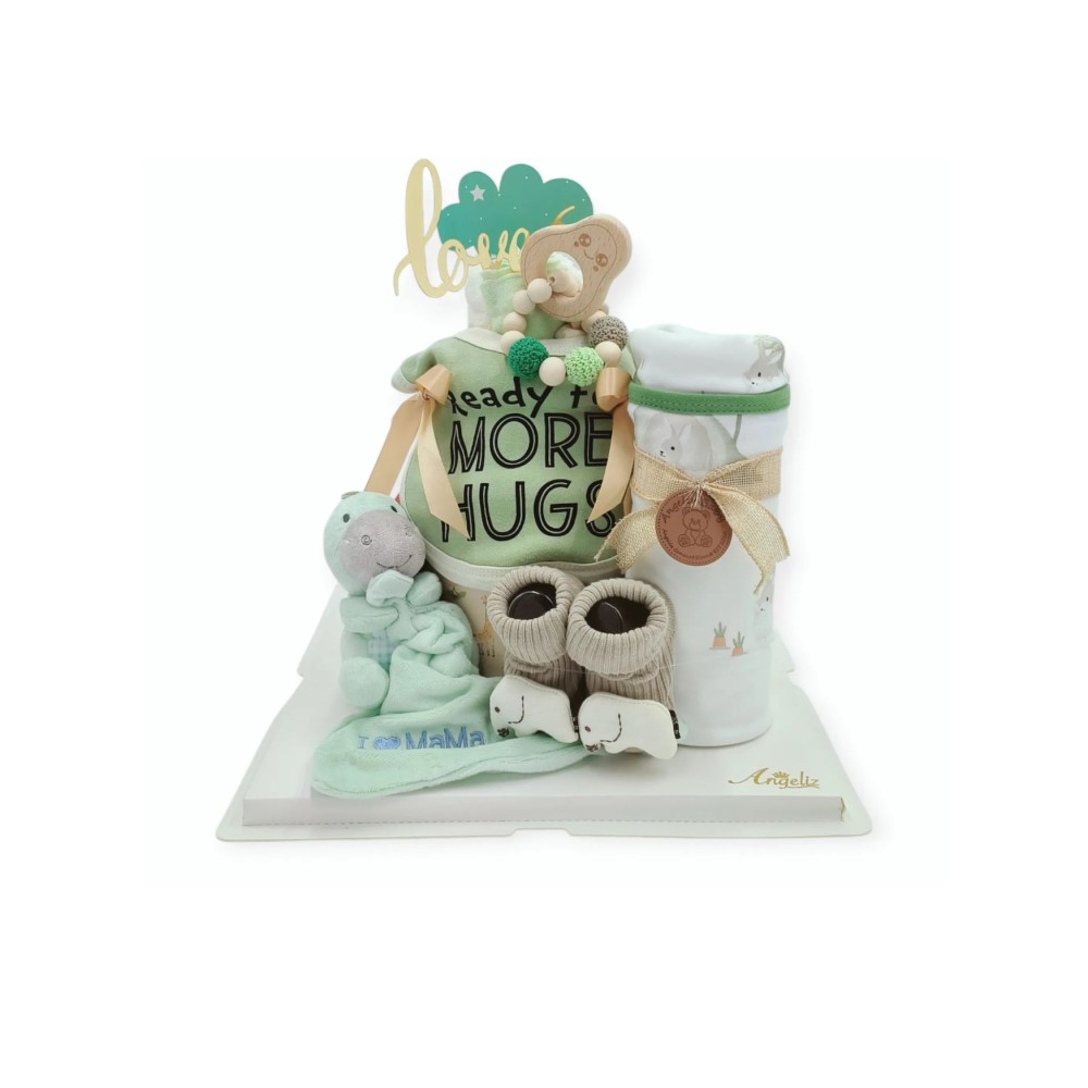 Angeliz Little Dino Toweling Neutral Set 11 pcs