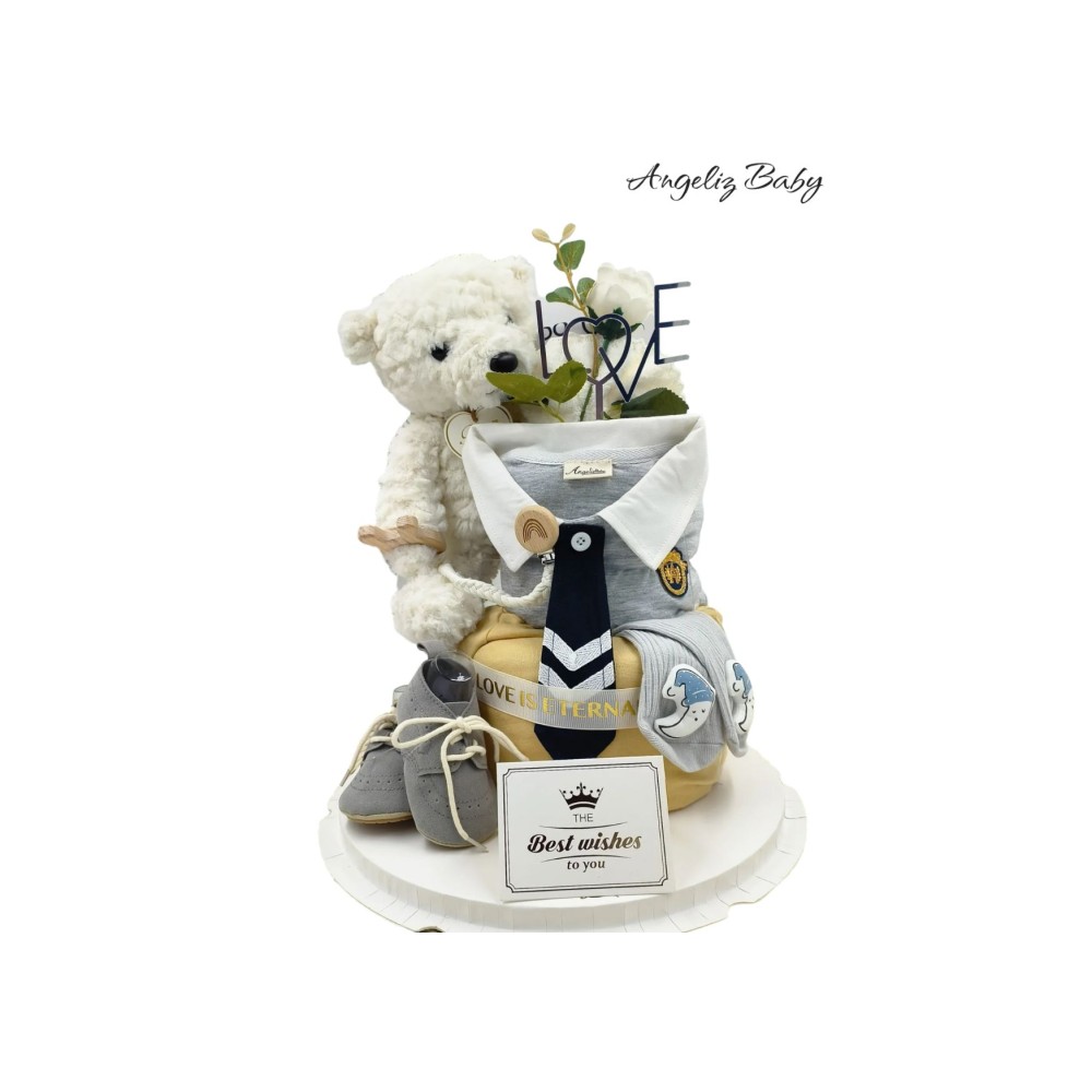 Angeliz Little Tuxedo Onesies Party Grow Baby Hamper Set 12 Pcs Angeliz Little Tuxedo Onesies Party Grow Baby Hamper Set 12 Pcs
