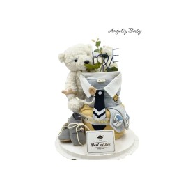 Angeliz Little Tuxedo Onesies Party Grow Baby Hamper Set 12 Pcs