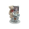 Angeliz Memory Swaddle Bear Baby Hamper Set 9 Pcs- Grey
