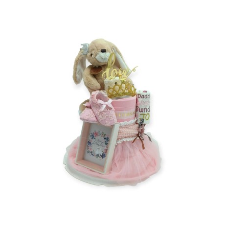 Angeliz Occasion & Casual Frame Baby Hamper Set 10 Pcs- Pink