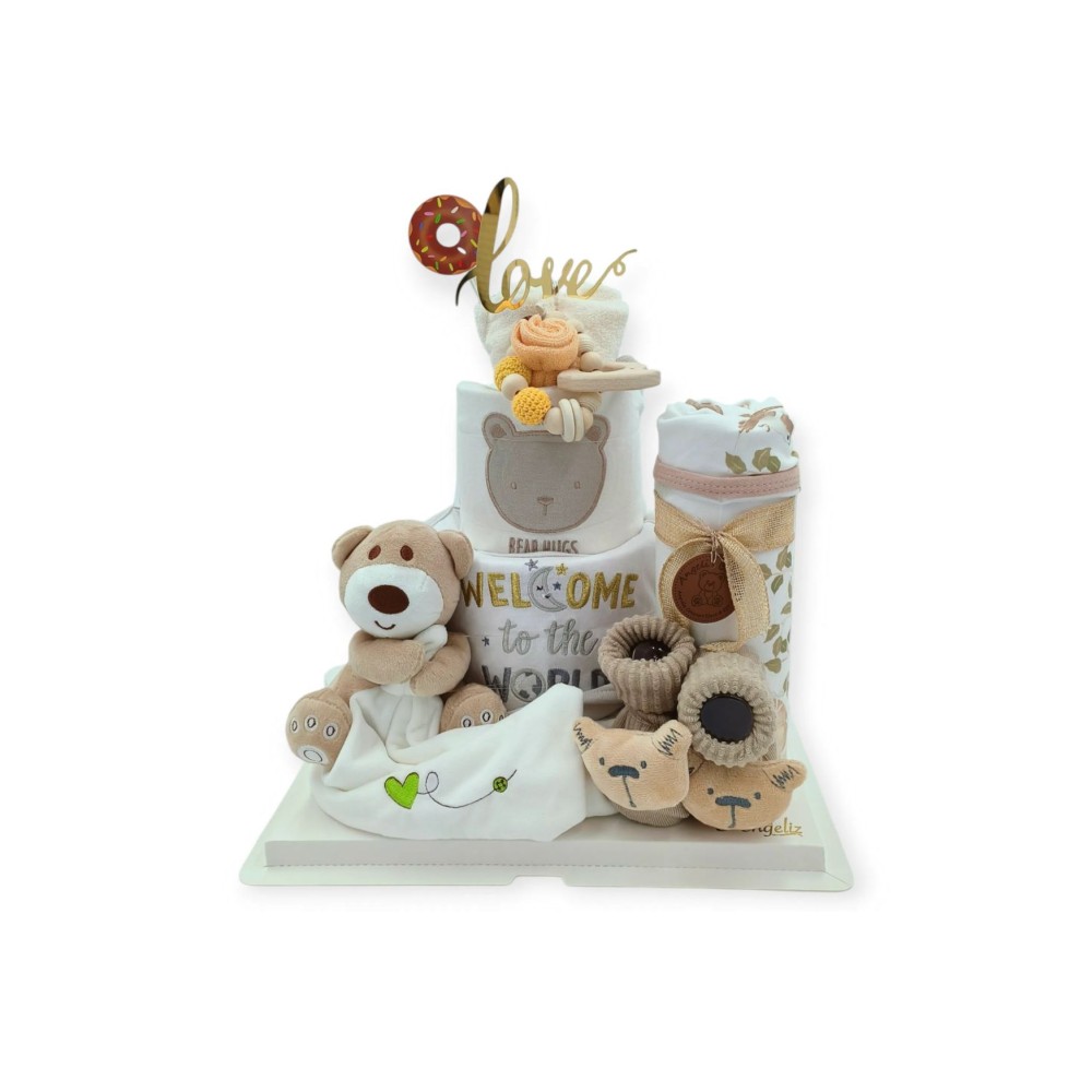 Angeliz Little Bear Blanket & Comforter Set 11pcs