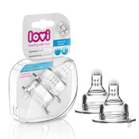 LOVI Dynamic Feeding Teat Porridge 2 pcs