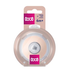 LOVI Dynamic Feeding teat Mammafeel 6m+ CROSS-OUT 1 pc.