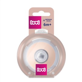 LOVI Dynamic Feeding teat Mammafeel 6m+ MEDIUM 1 pc.