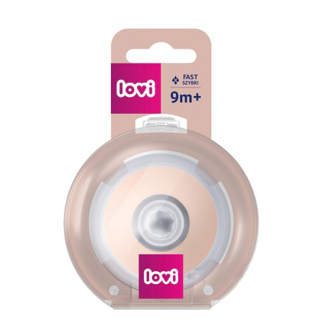 LOVI Dynamic Feeding teat Mammafeel 9m+ FAST 1 pc.