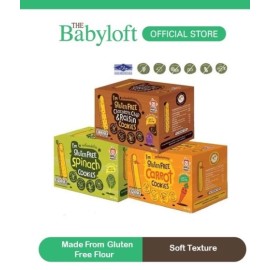 New Apple Monkey Gluten Free Cookies Biscuit Snack - Choco Chip / Cookies Spinach / Carrot