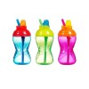 Munchkin-MIGHTY GRIP 10OZ FLIP STRAW CUP - 1PK (ASSORTED)