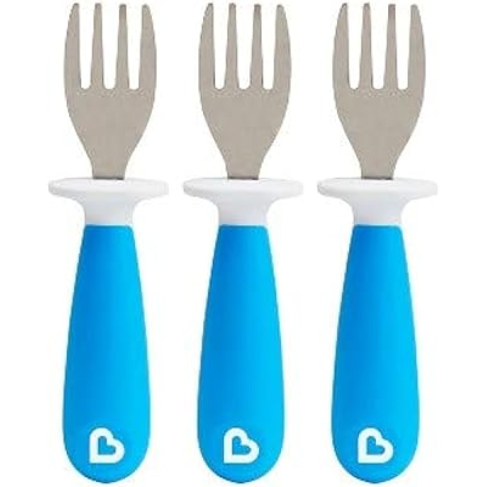 Munchkin-Raise 3pk Toddler Forks (Assorted) - BB