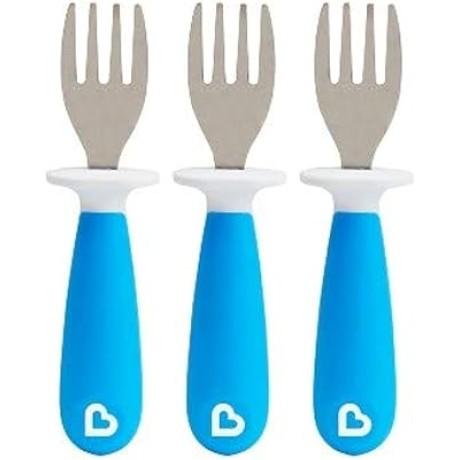 Munchkin-Raise 3pk Toddler Forks (Assorted) - BB