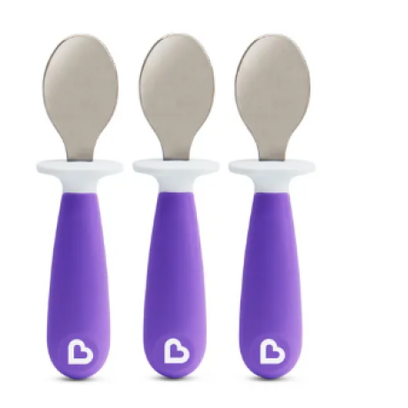 Munchkin-Raise 3pk Toddler Spoons (Assorted) - BB