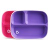 Munchkin-2pk Splash Divided Plates
