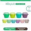 MELII Snap & Go Pods Food Container - 2oz (6pcs ) + 4oz (4pcs) - 10 piece set