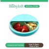 MELII Spin Snack BPA Free Container - Blue