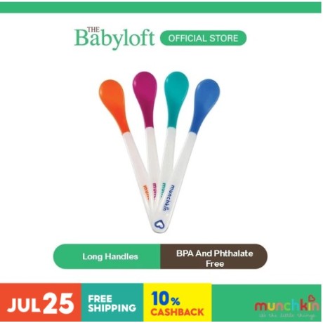 Munchkin White Hot Infant Spoons - 4 Pack