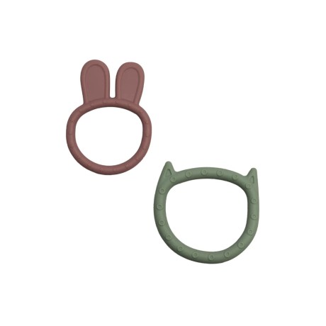 Mils & Key's Animal Teether - Cat | Rabbit