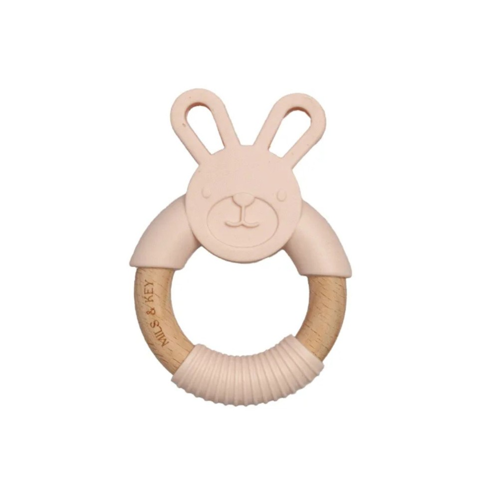 Mils & Key's Bunnie ||  Teethers - Light Pink