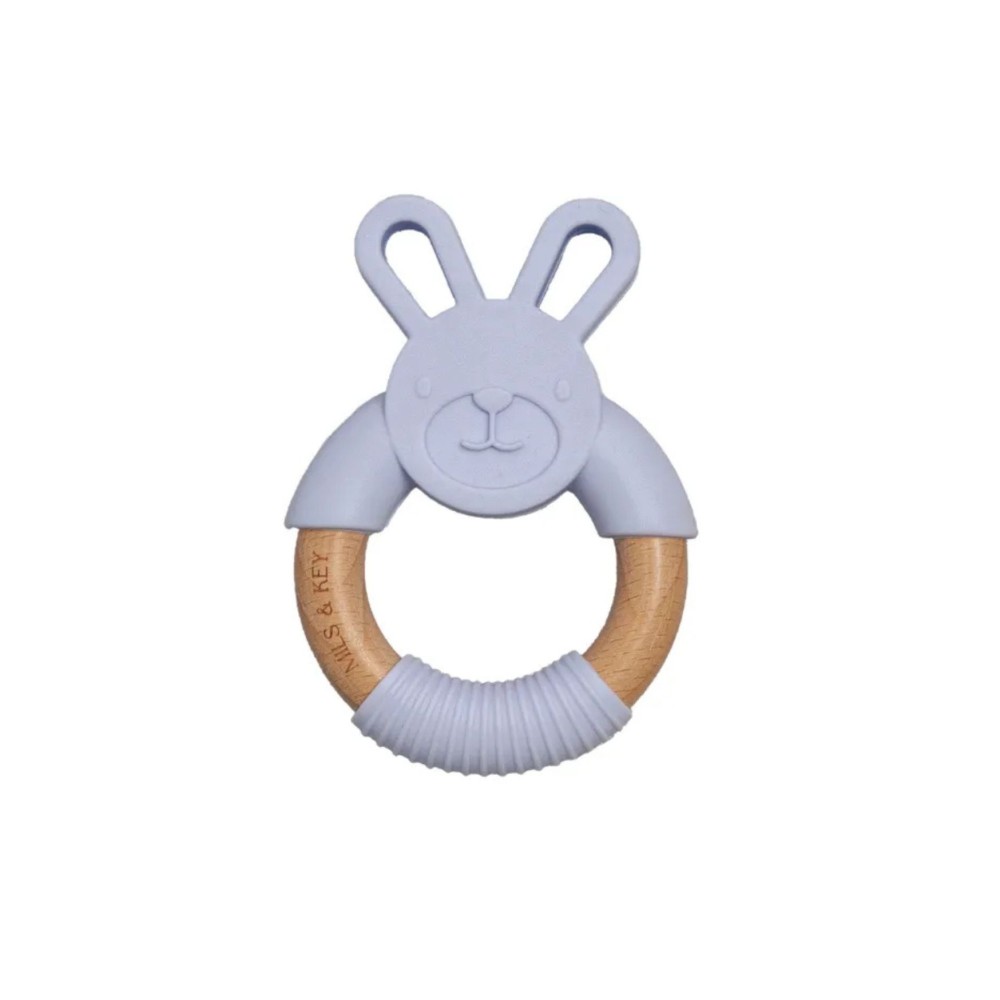 Mils & Key's Bunnie ||  Teethers - Light Blue