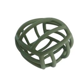 Mils & Key's Geometric Teething Ball - Stone Blue