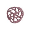 Mils & Key's Geometric Teething Ball - Rose Plum