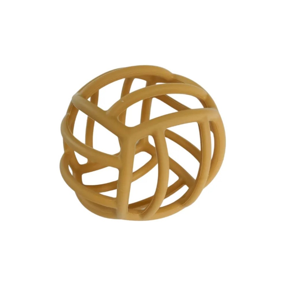 Mils & Key's Geometric Teething Ball - Mustard