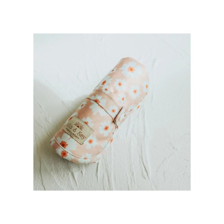 Mils & Key's Travel Bamboo Change Mat - Rose Pink Daisy