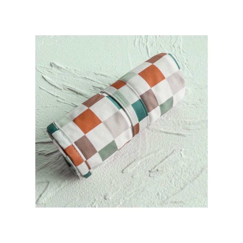 Mils & Key's Travel Bamboo Change Mat - Vintage Check New