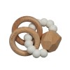 Mils & Key's Noah || Teething Rattle - Speckled White