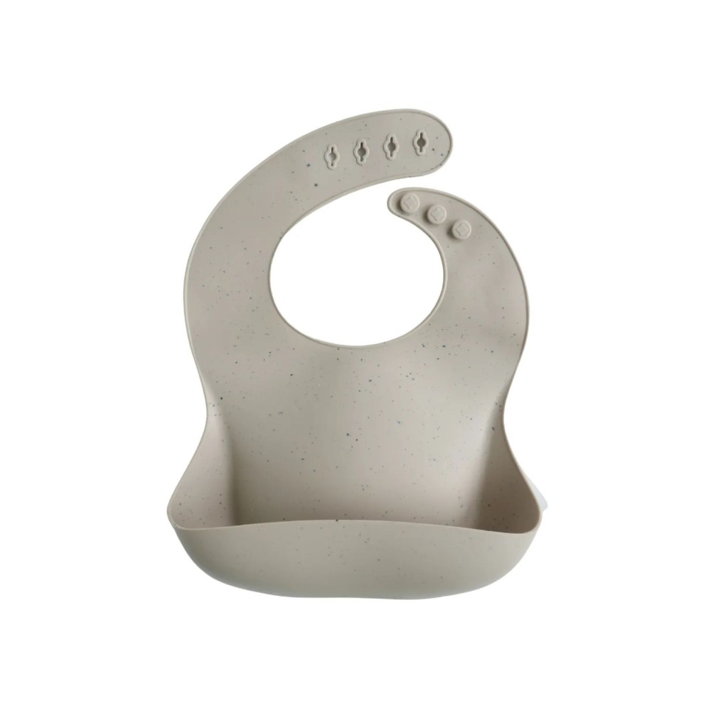 Mils & Key's Speckled Bibs - Speckled Dove Grey