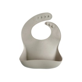 Mils & Key's Speckled Bibs - Speckled Dove Grey